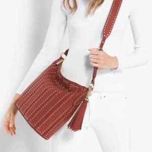 Michael Kors Brooklyn Grommet Feed Bag